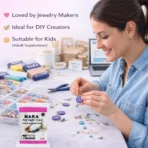 NARA Polymer Clay Color DIY Modeling Clay Kit for Jewelry Making, Crafts & School Projects - Image 5