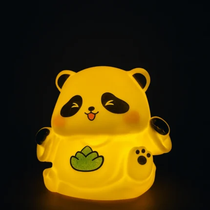 Cute Panda Mini Decor Toy | Small Soft Panda Figurine for Kids & Home Decoration