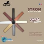 Zadap STROM 900mm High Speed BLDC Ceiling Fan with Remote(Red Copper) - Image 3