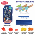 Aditi Space Explorer Pack Of 2 Pneumatic Gun Toy Stand Include 24 Soft Foam Ball - Image 3