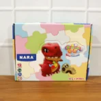 Nara 12 Color Modelling Clay Kit, Soft Creative Play Dough Set for Kids (60 Gm/24 Bars) - Image 6
