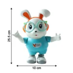 Swing Rabbit Musical Dancing Toy with Light-Up Ears (1 Pc) - Image 4
