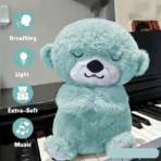 Soft Plush Musical Teddy Bear Toy with LED Light (1 Pc) - Image 6