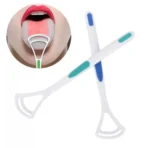 New Hot Away Hand Scraper Fashion Tongue Cleaner Brush with Silica Handle - Image 3