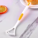 New Hot Away Hand Scraper Fashion Tongue Cleaner Brush with Silica Handle - Image 4