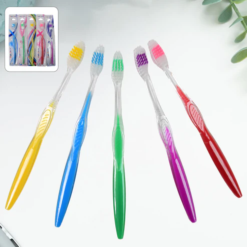 toothbrush1 Premium Plastic Toothbrush (1 Pc / Mix Color) - Image 1