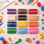 Kids Creative Modelling Clay – Multi-Color DIY Craft & Learning Kit (160g x 24 Bars) - Image 4