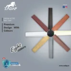 Zadap STROM 1200mm High Speed BLDC Ceiling Fan with Remote(Smoke Brown) - Image 4