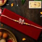 Lord Krishna and Radha Designer Rakhi (1 Pc)