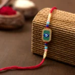Colorful Evil Eye Designer Rakhi with Beads (1 Pc)