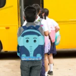 Cute Blue Elephant Kids Backpack for Boys & Girls - Image 2