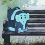 Cute Blue Elephant Kids Backpack for Boys & Girls - Image 4
