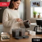 Plastic Kitchen Storage Container Set (3 Pc Set) - Image 2