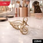 Elegant Matte Bow Hair Claw Clip for Women - 1 Pc