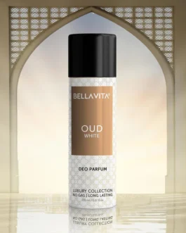 Bellavita Oud White Deo Perfume Body Spray for Men & Women 150 ML