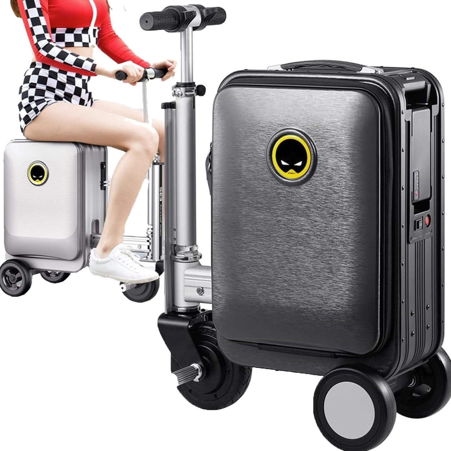 Electric Suitcase Smart Scooter – Riding Luggage with Removable Power (1 Pc) - Image 3