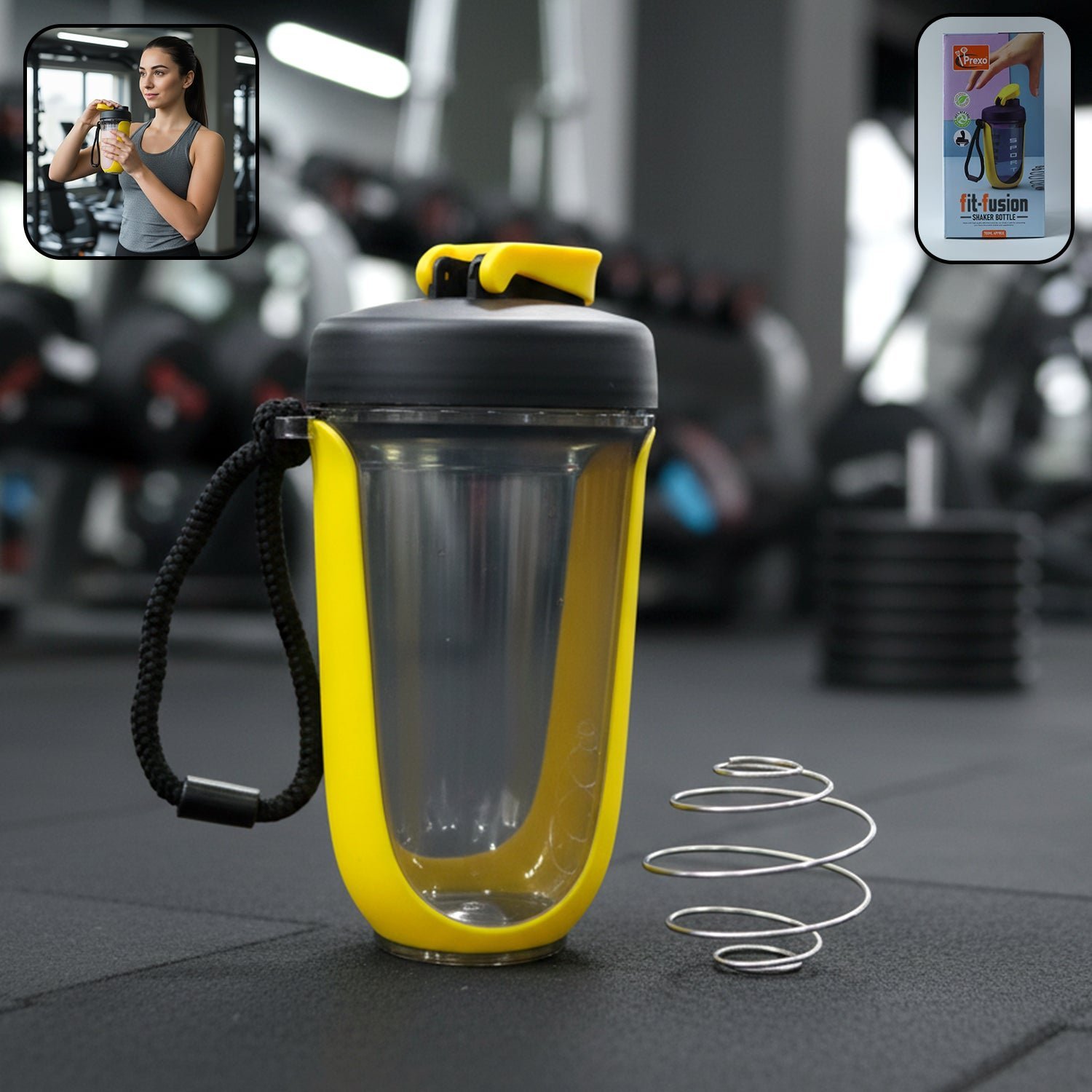 Prexo Fit-Fusion Shaker Bottle (1 Pc, 700 ML Approx) - Image 2