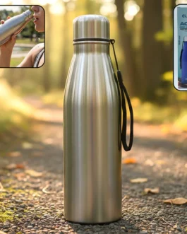 1000 ML Stainless-Steel Water Bottle (1 Pc)