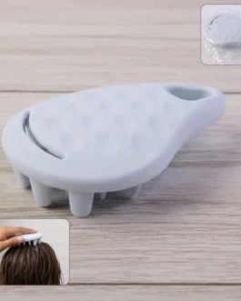 Premium Silicone Scalp Massager Shampoo Brush (1 Pc)