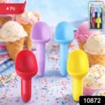 Plastic Ice Cream Scoop Set (4 Pc) - Image 2