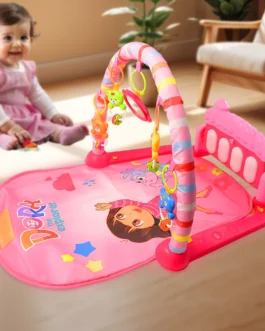 2in1 Baby Kick and Play Piano Gym Mat & Fitness Rack (1 Set)