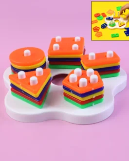 Geometric Stacking Sorter Puzzle Toy