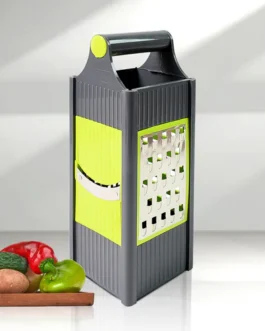 Steel and Plastic 4 in 1 Vegetable & Fruit Slicer Grater / Slicer (1 Pc)