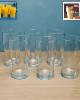 Apex Vista Unbreakable Pitcher Glass Set – 350 ML (Approx) | 6-Piece