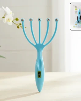 Handheld Five-Finger Head Massager with Rolling Ball Tips (1 Pc)