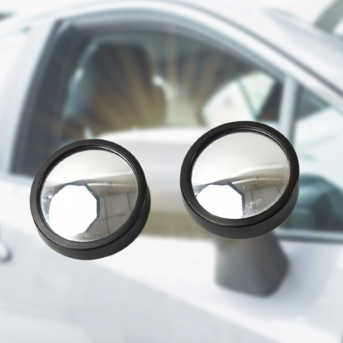 Car Blind Spot Mirror – HD Glass, Convex & Frameless (2 Pcs Set) - Image 6