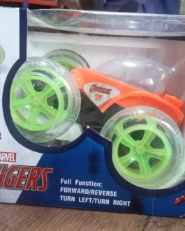 Rechargeable 360° Stunt Remote Control Car with 3D Lights & Music for Kids