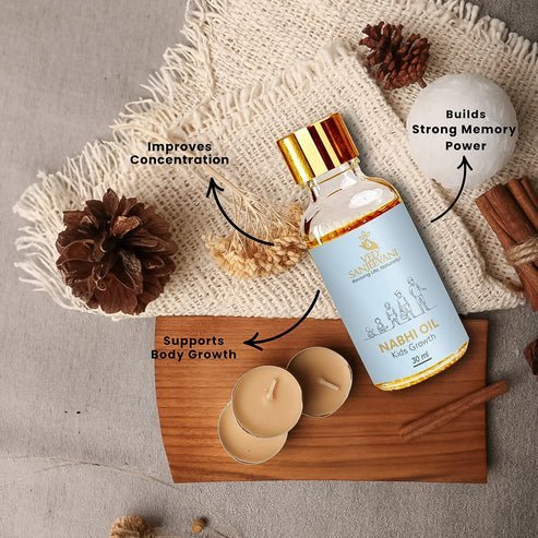 Ved Sanjeevani Nabhi Oil for Kids Growth (30ML / 1 Pc) - Image 4