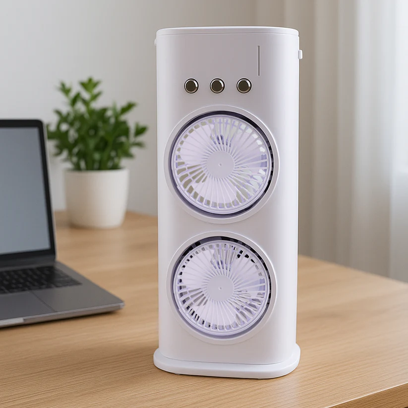 Portable Tower Mist Spray Cooling Fan, Air Cooling Fan (1 Pc) - Image 6