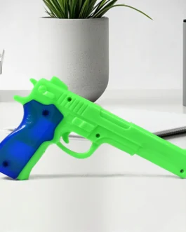 Medium Size Plastic 1 Gun with 5 Soft Suction Dart Bullets (1 Set)