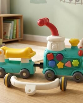 Aditi Tiny Train Baby Walker Ride-On Toy with Push Handle (1 Set)