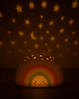 Rainbow projector LED Night Light for Kids (1 Pc (Music is not playing)