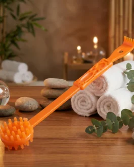 Long Handle Body Massage Roller Stick (1 Pc)