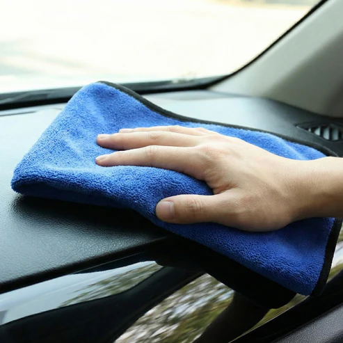 Premium Microfiber Cleaning Cloth, Towel (40x30 cm / 1 Pc) - Image 4