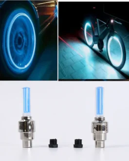 LED Flash Light lamp tyre Wheel Valve Sealing caps (2 Pc / Mix Color)