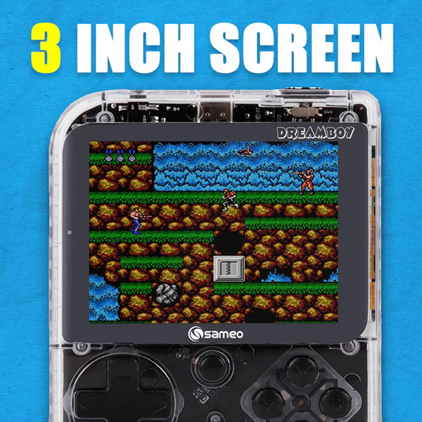 DreamBoy Retro Handheld Game Console with 500 Built-in Classic Games, TV Output & Rechargeable Battery - Image 7