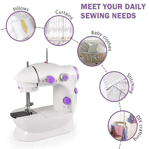 Home Tailoring Sewing Machine With Extension Table Set, Portable Stitching Machine - Image 4