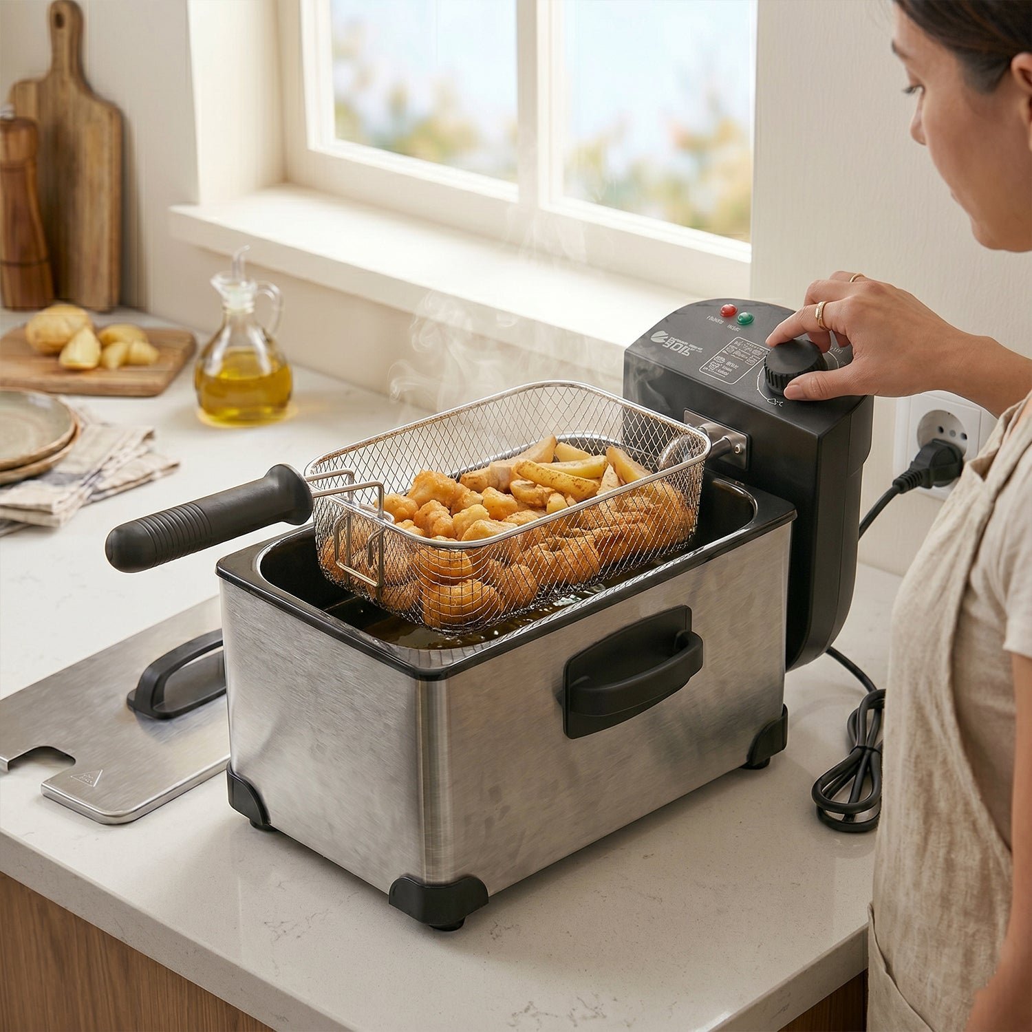 Orbit Heavy Duty 2000W Deep Fryer with 3 Litre Oil Capacity - Image 6