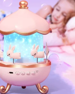 Bunny’s Carousel Rotating LED Night Light