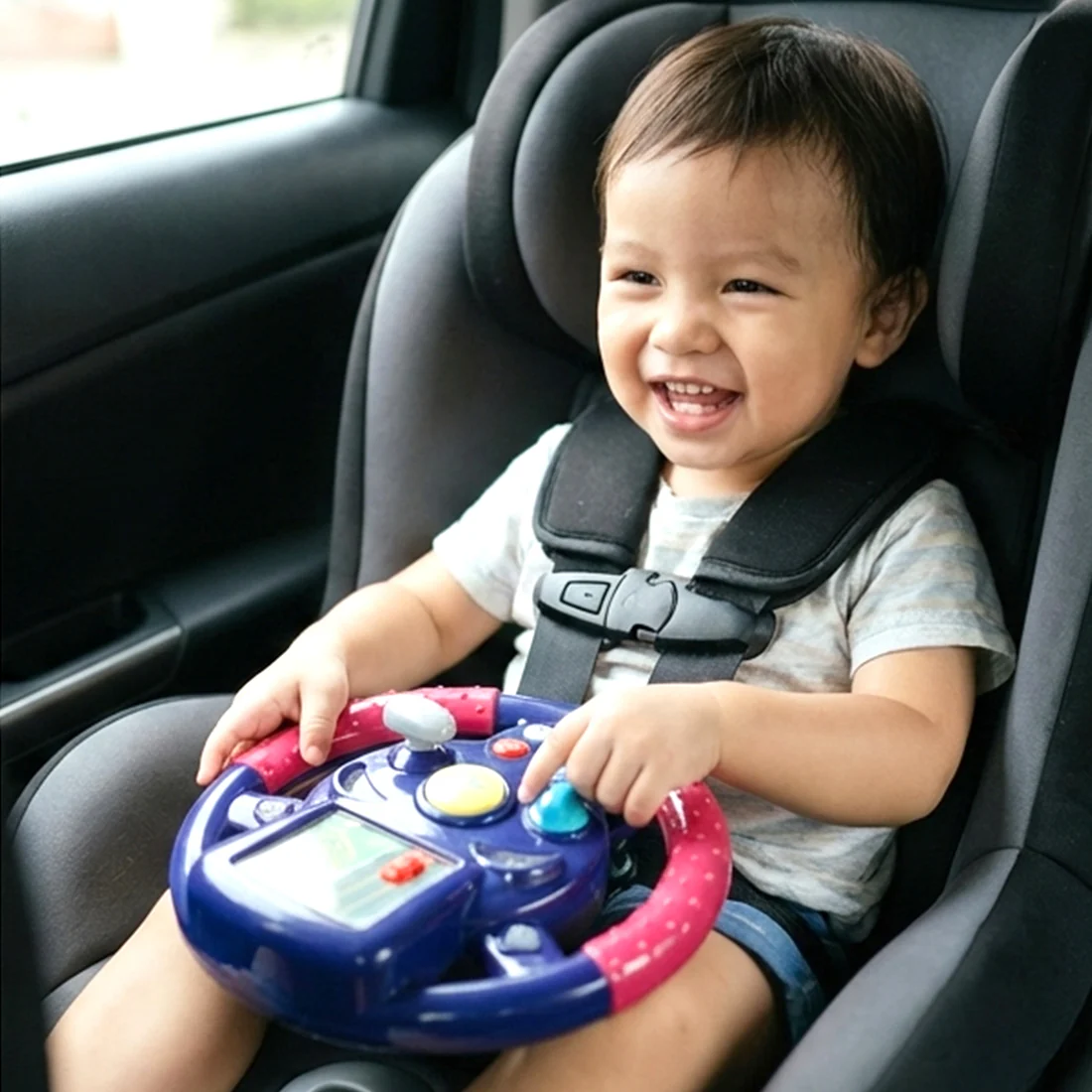 Musical Steering Wheel Driving Toy (1 Pc) - Image 5