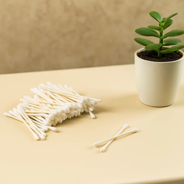Tulips Paper-Stick Cotton Swabs - (100 Pc / Set) - Image 3