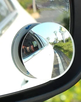 Blind Spot Round Wide Angle Adjustable Convex Rear View Mirror – Pack of 2