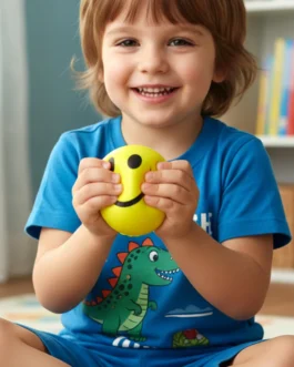 Soft Foam Smiley Toy Ball (1 Pc)