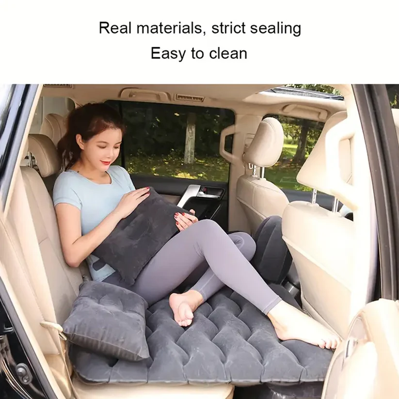 Portable Car Backseat Inflatable Air Mattress Bed (1 Pc) - Image 7