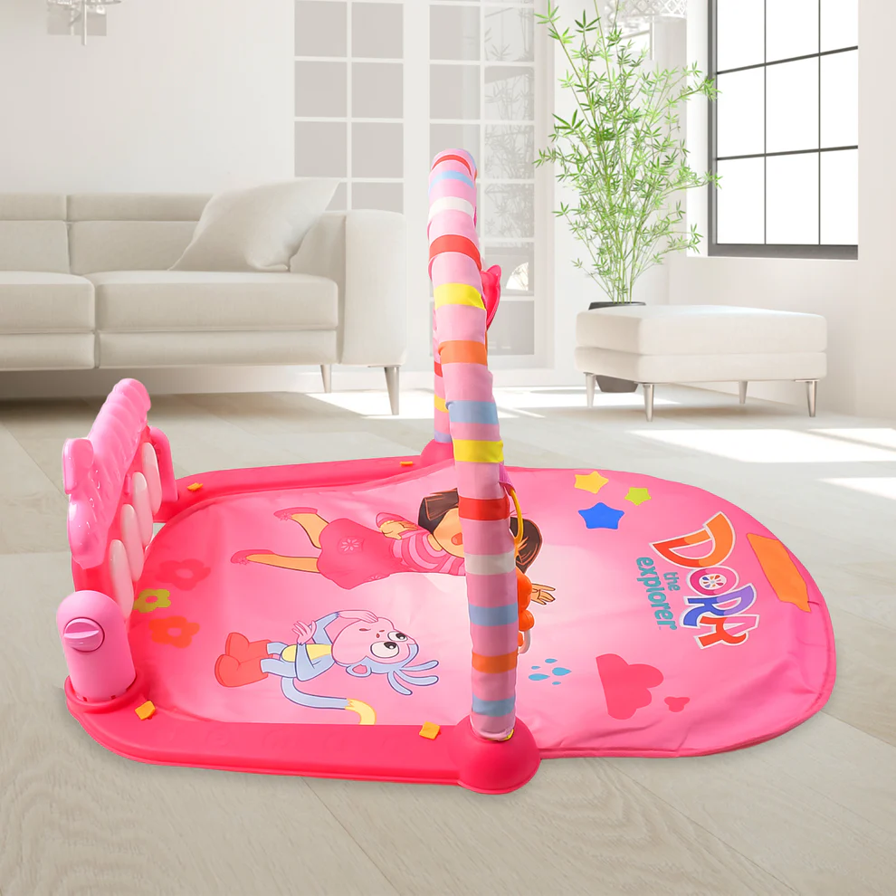 2in1 Baby Kick and Play Piano Gym Mat & Fitness Rack (1 Set) - Image 4