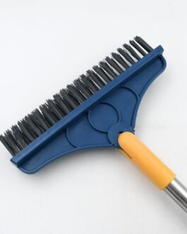 2 in 1 Cleaning Brush & Wiper , Long Handle Floor Brush